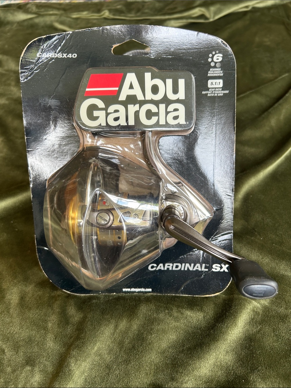 Abu Garcia Cardinal SX Spinning Reel - Silver/Gold